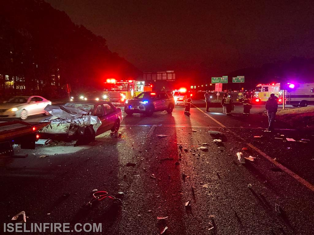 Motor vehicle accident Garden State Parkway Mile marker 131 North, November 21, 2021.