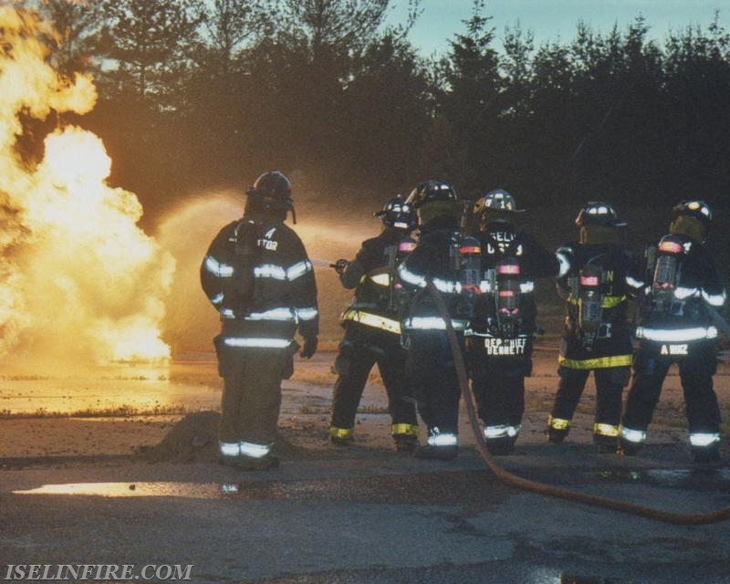 Flammable Gas Live Burn at Middlesex County Fire Academy March 2009.